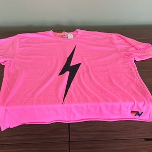 Aviator Nation boyfriend bolt short sleeve tee